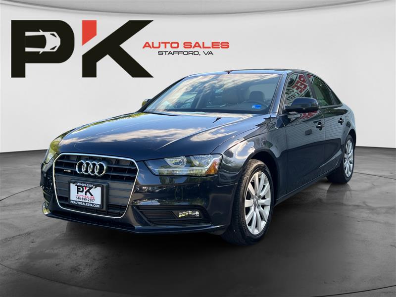 Blue 2014 Audi A4 2.0T quattro Premium AWD Sedan All-Wheel Drive Automatic