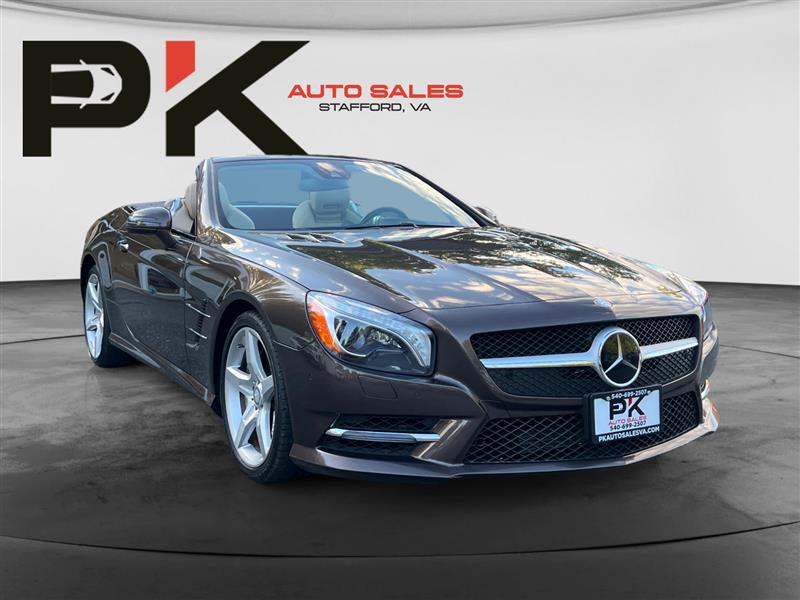 Brown 2014 Mercedes-Benz SL-Class Convertible Rear-Wheel Drive Automatic
