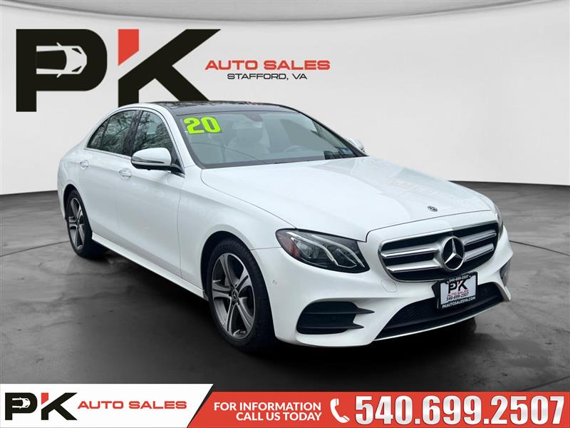 White 2020 Mercedes-Benz E-Class E 350 4MATIC AWD Sedan All-Wheel Drive Automatic