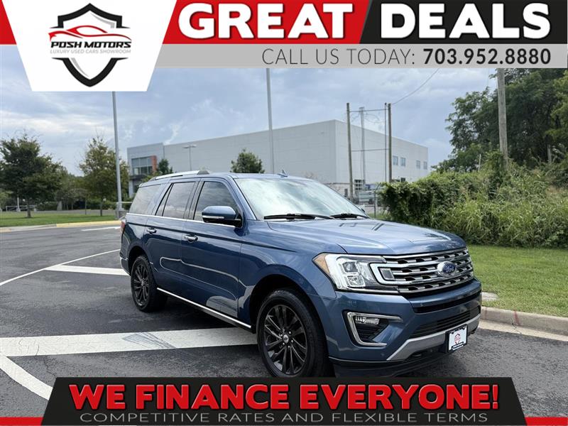 Blue Metallic 2020 Ford Expedition SUV / Crossover Four-Wheel Drive Automatic