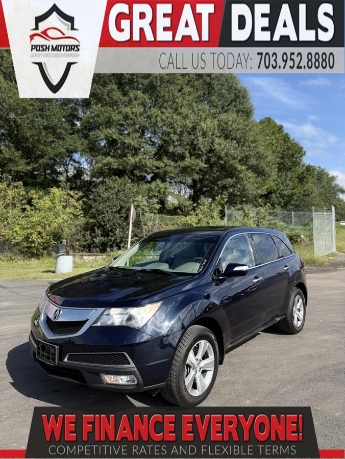 Bali Blue Pearl 2011 Acura MDX SUV / Crossover All-Wheel Drive Automatic