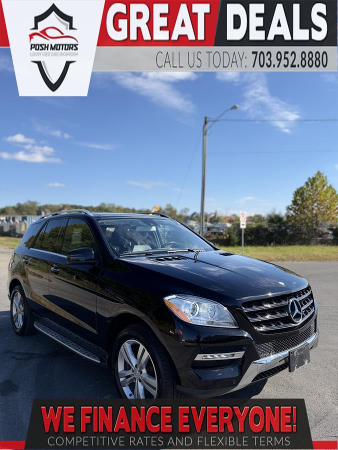 Black Diamond 2013 Mercedes-Benz M-Class SUV / Crossover All-Wheel Drive Automatic