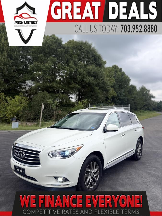 Majestic White 2015 INFINITI QX60 SUV / Crossover All-Wheel Drive Automatic