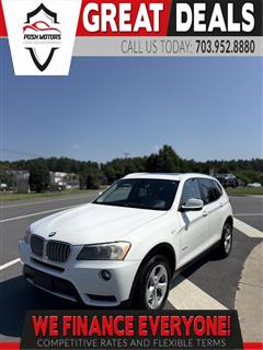 Alpine White 2011 BMW X3 SUV / Crossover All-Wheel Drive Automatic
