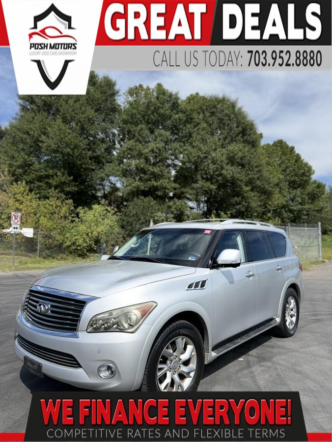 Gray (Liquid Platinum) 2011 INFINITI QX56 SUV / Crossover Four-Wheel Drive Automatic