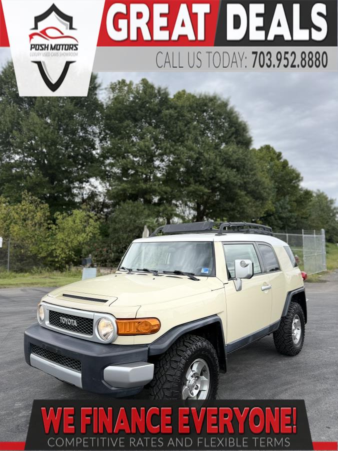 White/Sun Fusion 2008 Toyota FJ Cruiser SUV / Crossover Four-Wheel Drive Automatic
