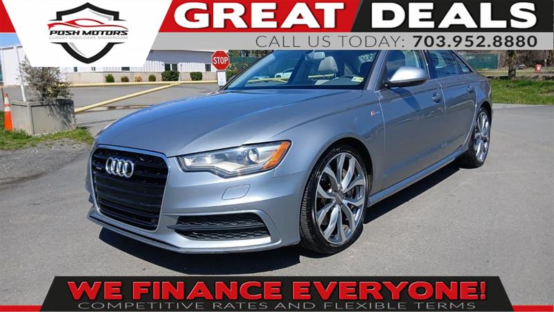 Ice Silver Metallic 2015 Audi A6 3.0T quattro Premium Plus Sedan AWD Sedan All-Wheel Drive Automatic
