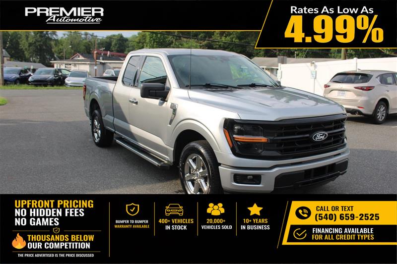 Iconic Silver Metallic 2025 Ford F-150 Pickup Truck 4X2 Automatic