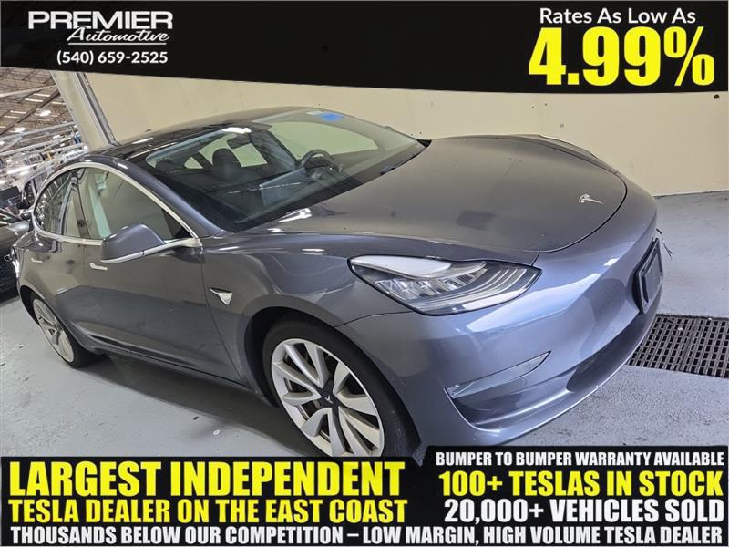 Midnight Silver Metallic 2020 Tesla Model 3 Sedan All-Wheel Drive Automatic