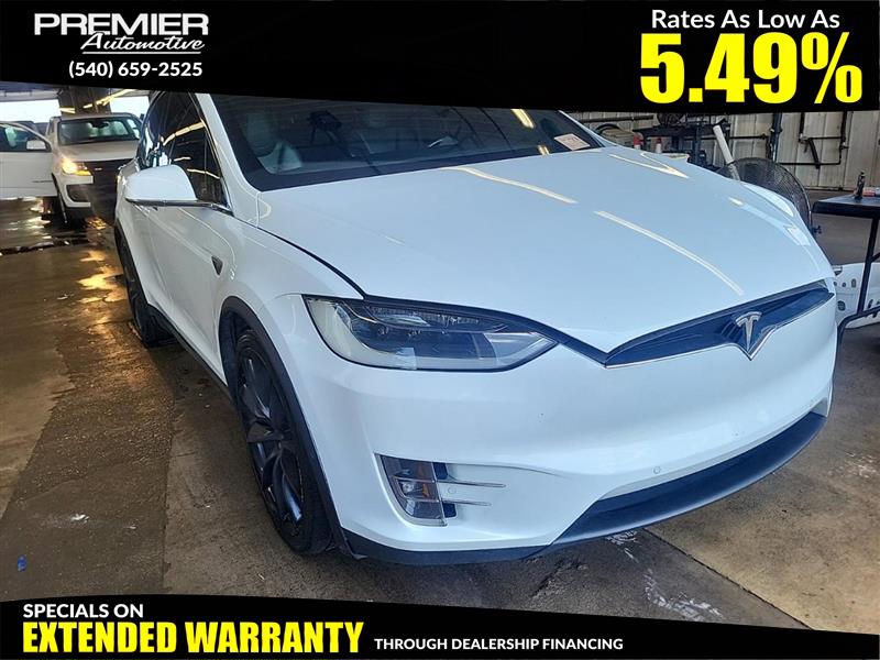 Pearl White Multi-Coat 2016 Tesla Model X SUV / Crossover All-Wheel Drive Automatic