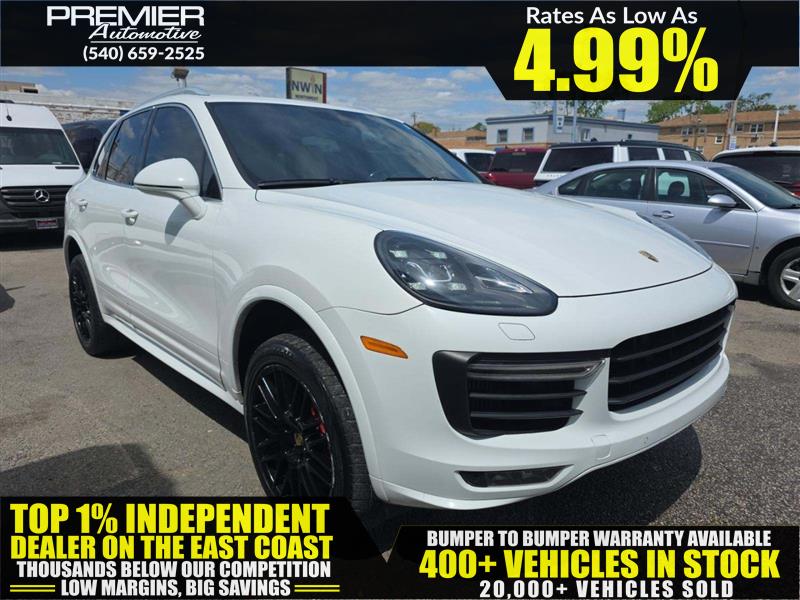 White 2017 Porsche Cayenne GTS AWD SUV / Crossover All-Wheel Drive Automatic