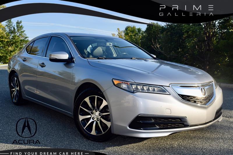 Lunar Silver Metallic 2017 Acura TLX Sedan Front-Wheel Drive Automatic