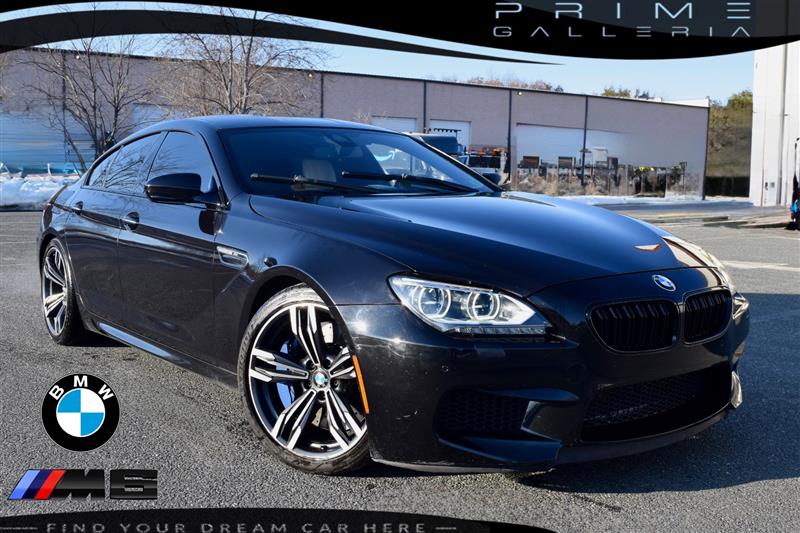 Black Sapphire Metallic 2014 BMW M6 Gran Coupe RWD Sedan Rear-Wheel Drive