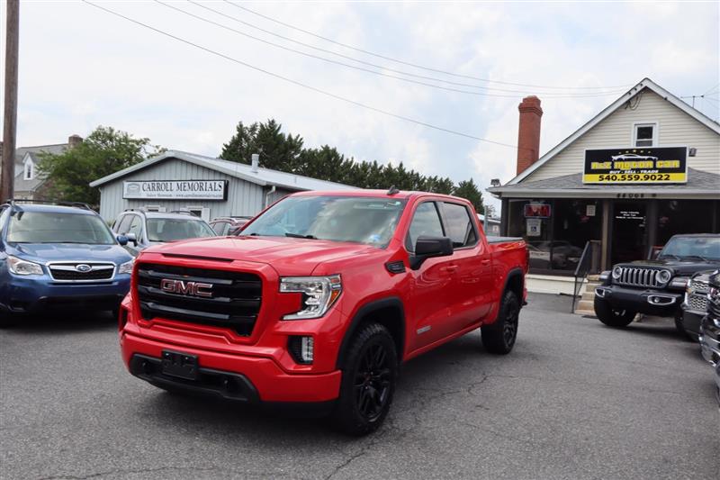 Red 2021 GMC Sierra 1500 Pickup Truck Four-Wheel Drive Automatic