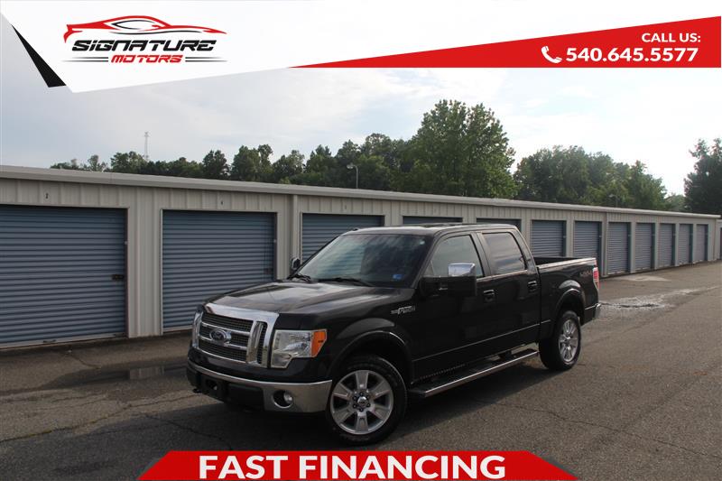Black 2011 Ford F-150 Pickup Truck Four-Wheel Drive Automatic