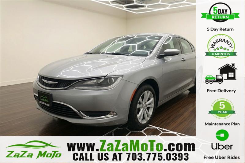Billet Silver Metallic Clearcoat 2015 Chrysler 200 Sedan Front-Wheel Drive Automatic