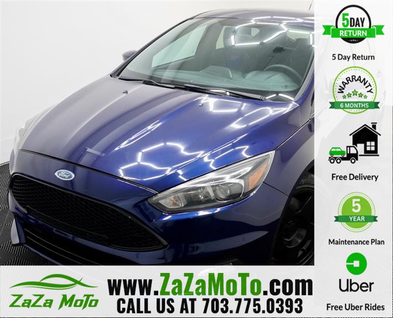 Kona Blue 2016 Ford Focus ST Hatchback Front-Wheel Drive Manual