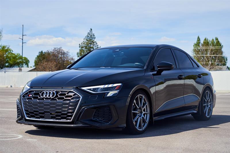 Black 2024 Audi S3 2.0T quattro Premium Plus AWD Sedan All-Wheel Drive Automatic