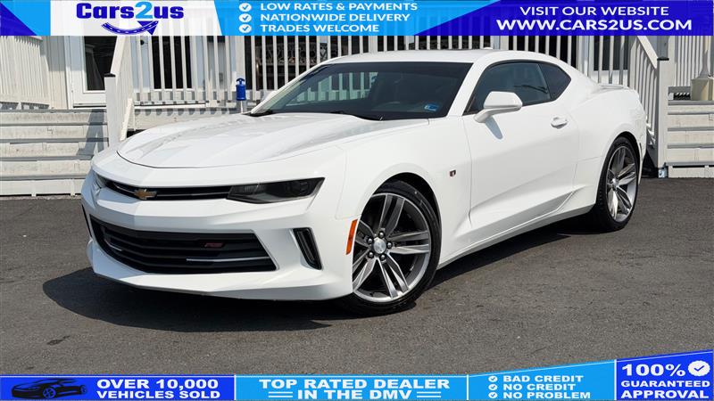 White 2018 Chevrolet Camaro 2LT Coupe RWD Coupe Rear-Wheel Drive 8-Speed Automatic