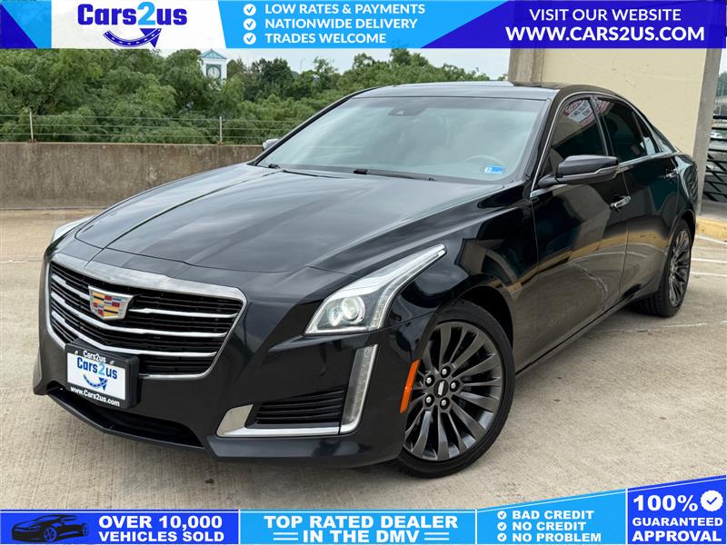 Black 2017 Cadillac CTS Sedan All-Wheel Drive Automatic