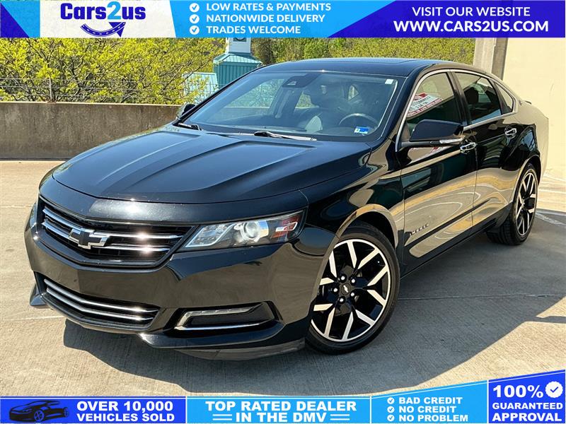 Black 2017 Chevrolet Impala Premier FWD Sedan Front-Wheel Drive Automatic