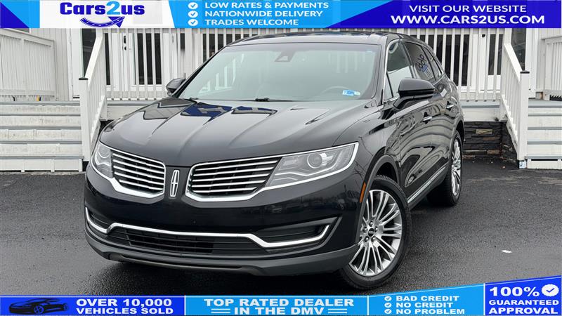 Black 2018 Lincoln MKX Reserve AWD SUV / Crossover All-Wheel Drive 6-Speed Automatic