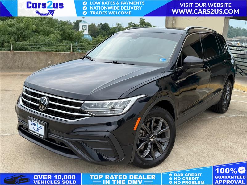 Black 2022 Volkswagen Tiguan SUV / Crossover Front-Wheel Drive Automatic