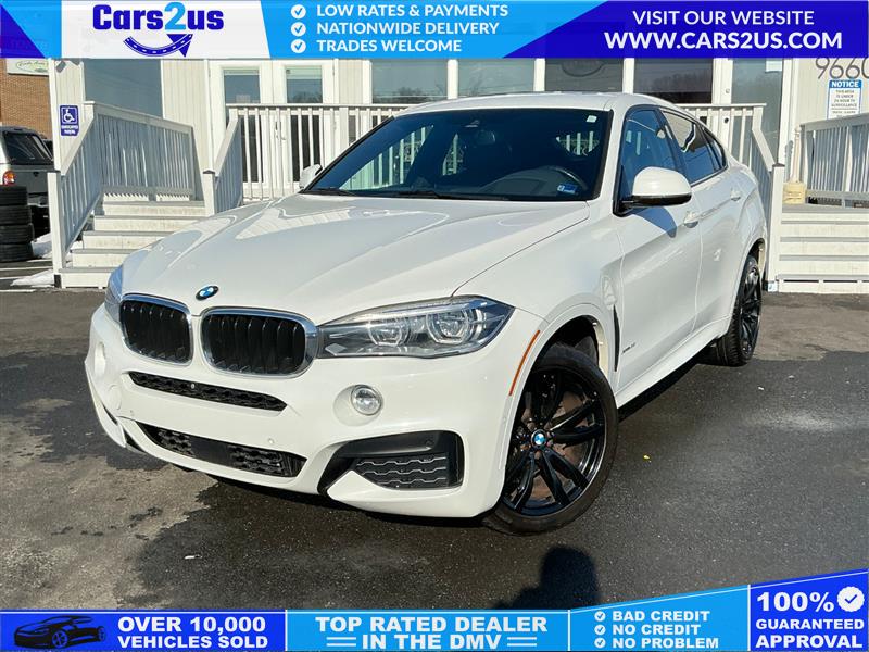 White 2018 BMW X6 xDrive35i AWD SUV / Crossover All-Wheel Drive Automatic