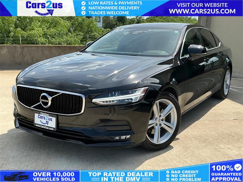 Black 2018 Volvo S90 T5 Momentum Sedan Front-Wheel Drive Automatic