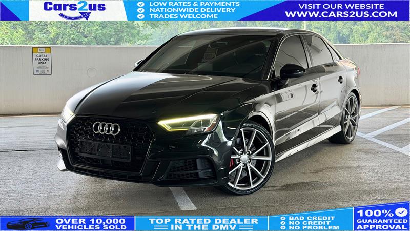 Black 2017 Audi S3 Sedan All-Wheel Drive Automatic