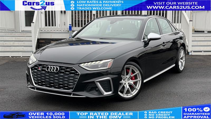 Black 2020 Audi S4 3.0T quattro Premium Plus Sedan AWD Sedan All-Wheel Drive Automatic