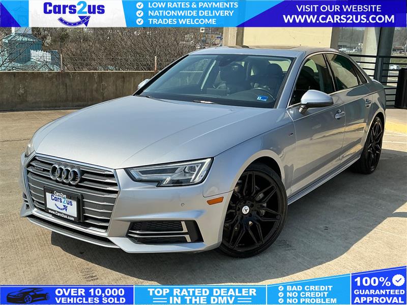Florett Silver Metallic 2018 Audi A4 2.0 TFSI quattro Premium Plus AWD Sedan All-Wheel Drive Automatic