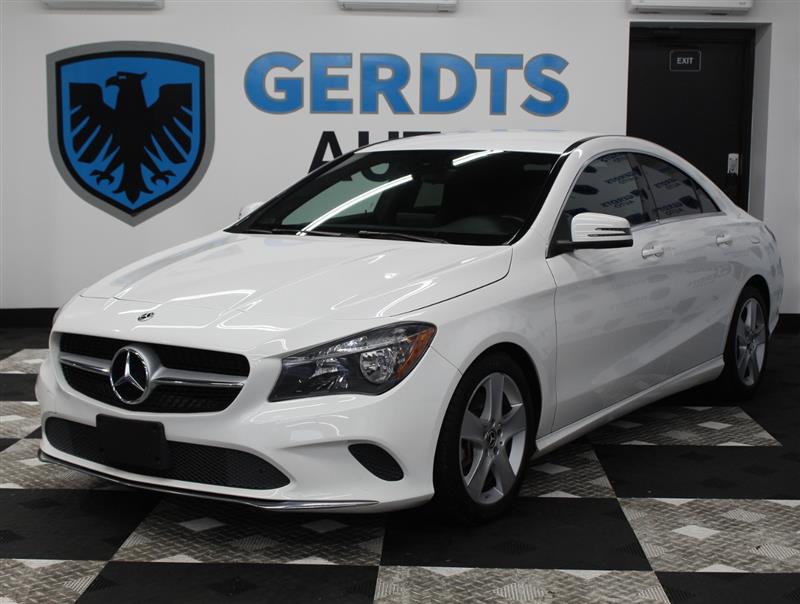 White 2018 Mercedes-Benz CLA Sedan Front-Wheel Drive Automatic