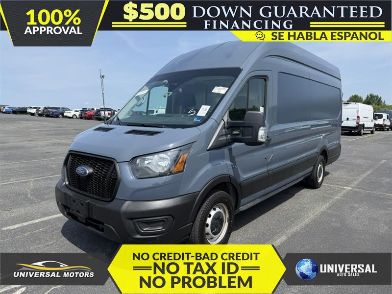 Blue 2021 Ford Transit Cargo Van Rear-Wheel Drive Automatic