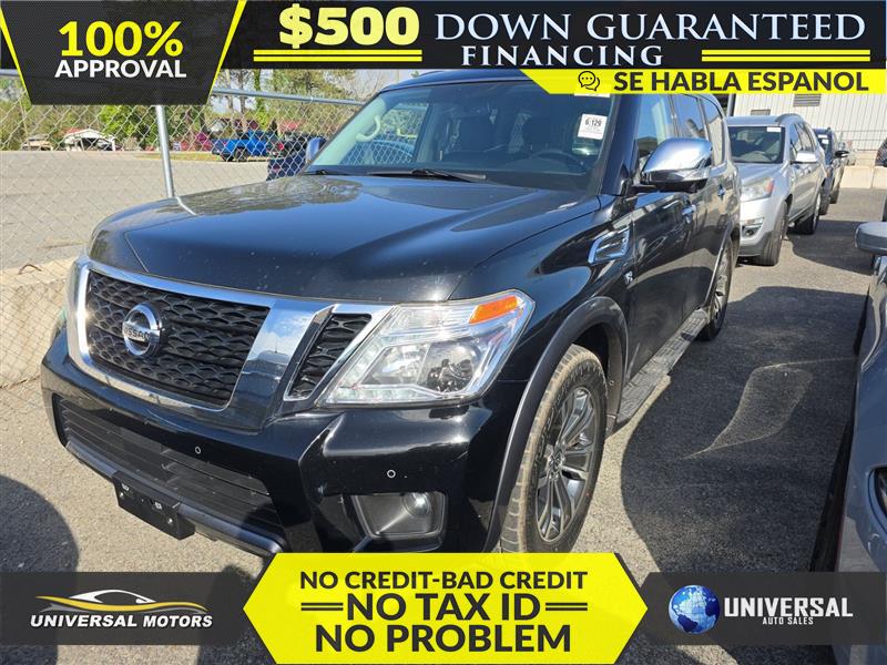 Black 2020 Nissan Armada SL 4WD SUV / Crossover Four-Wheel Drive Automatic