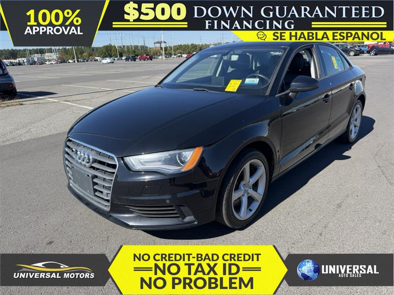 Black 2016 Audi A3 Sedan All-Wheel Drive Automatic