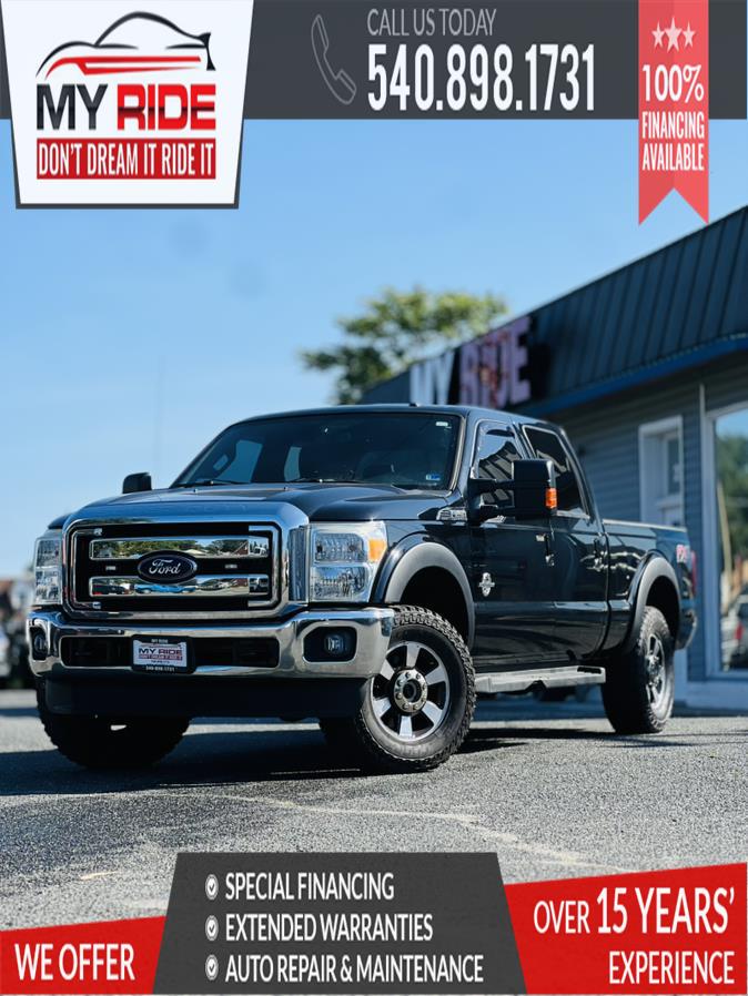 Black 2016 Ford F-250 Super Duty Pickup Truck Four-Wheel Drive Automatic